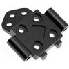 ULIIK Parti di aggiornamento RC della sede della testa dell'automobile della lega di alluminio per Tamiya 1/10 2WD BBX BB01 RC Car (nero)