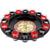 SPARKLERS CLUB Gioco Roulette 30 cm - Gioco per aperitivo Roulette 16 bicchieri e 2 sfere, ideale per la serata tra amici Capodanno, aperitivo e vigilia del 31 dicembre