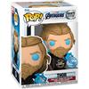 Funko Pop! Marvel Avengers Endgame Thor (with Mjolnir and Stormbreaker) Glow in The Dark Special Edition Chase Exclusive 3 pezzi Bundle with Sliding Monkey Heavy Duty Sorter and Pop Protector