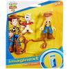 Fisher-Price Imaginext Disney Pixar Toy Story 4 Woody e Forky, Mini Personaggi, per Bambini da 3+ Anni, GBG90