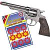 Krause & Sohn Western, accessorio decorativo per adulti, 21 cm, con 144 colpi, colore: argento