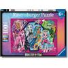 Ravensburger - Puzzle Monster High, 100 Pezzi XXL - Puzzle Bambini 6 Anni, Collezione Monster High, Giochi Educativi e Divertenti, Idee Regalo