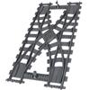 SaiKer City - Set di 8 binari per la città, set di espansione per il treno, accessori compatibili con Lego (tipo D)