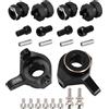 INJORA RC Fuso a Snodo e kit di Estensione Esagonale Nero per Axial Scx24