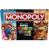 Monopoly - Super Mario Bros Edizione ispirata al film, gioco da tavolo per bambini e bambine, contiene la pedina di Bowser