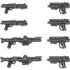 BricksStuff BrickArms Clone Trooper DC-15 vs Battle Droid E-5 Blaster, armi personalizzate adatte per personaggi Star Wars™