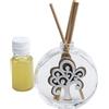 DLM Bomboniere DLM-A358 Bomboniere 12 Profumatori in vetro con Albero della vita 12 profumi e 12 scatole per Matrimonio Nozze Anniversario Comunione Battesimo bimbo bimba Cresima 18 Compleanno 7x6 da 50 ml