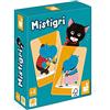 Janod - Mistigri - 16 Familles à Réunir - Gioco di memoria e associazione - da 2 a 6 giocatori - Da 4 anni - J02752