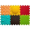 ORTOTO Tappetino per massaggi - Tappetino ortopedico per bambini e adulti, gioco sensoriale, piastrelle ad incastro, tappetini da gioco per bambini, set di tappetini da gioco (Sunshine Garden)