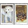 Prophila Collection Finlandia - Aland 195-196 (Completa Edizione) 2001 Cuccioli (Francobolli per i Collezionisti) Cani