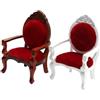 ORFOFE Mini Sedia in Legno per Casa delle Bambole Set 2 Pezzi di Mobili Decorativi in Miniatura Accessori Fotografici per Decorazione Casa e Arredamento Giocattoli