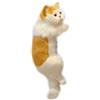 Jlobnyiun Gatto appeso peloso finto - di premium, bambola di peluche realistica, adorabile modello di animale domestico artificiale con finitura in pelliccia delicata | Accogliente decorazione int