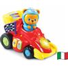 VTech Tobia, Pronti, Partenza, Via!, Macchinina Giocattolo con 2 Modalità di Partenza, Macchinina per Bambini con Più di 45 Canzoni e Suoni Regolabili, Lingua Italiana, Batterie Incluse, 12-36 Mesi