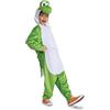 Disguise Yoshi, costume con cappuccio, costume ufficiale Super Mario per bambini, taglia 4-6