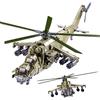 Tarcury Set di Costruzione Elicottero da Attacco MI-24-893 PCS Scala 1:30 Modello di Elicottero Militare, Set Giocattolo dell'Esercito WW2 Battle Brick con 3 Soldatini