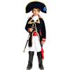 Krause & Sohn Costume Napoleon Bonaparte Deluxe con spada per bambini, taglia 134-140, uniforme storica Carnevale (140)