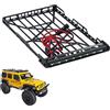Runup Generic RC Barre Portapacchi in Acciaio Inox & LED Barra Luminosa Decorazione Accessori per 1/24 RC Crawler Axial SCX24 AXI90081 AXI00002