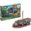 Revell 73344 Starter Kit Krupp Protze Kfz 69 & Pak scala 1:76 Kit modello in plastica non costruita con accessori