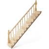 Odoria 1/12 Miniatura Corrimano Scala Mobili Accessori Casa Bambole, Sinistra