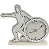 DLM Bomboniere DLM-A648 Bomboniera Utile Orologio Grande in legno cm 15x18x4 Linea Calcio Calciatore per Matrimonio Anniversario Battesimo Bimbo Bimba Comunione Cresima Compleanno Laurea