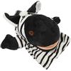 ifundom Burattino Peluche Forma Di Zebra Giocattolo Per Ragazzo Ragazza Burattini Da Guanto Per Interazione e Narrazione Di Storie Bambole Per Sviluppare Immaginazione