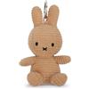 Miffy Mintje Portachiavi in Velluto a Coste ECO, Beige, 10 Cm