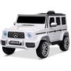 RIRICAR Macchina elettrica bambini Mercedes Classe G 2025, Bianco, Originale con Licenza, Batteria al Litio, auta elettrica per bambini 3-5 anni con telecomando 2.4 GHz, MP3/USB/Bluetooth