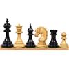 Royal Chess Mall RoyalChessMall -4.4Deluxe Dragon Staunton Chess - Tripla ponderata - Legno di ebano