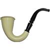 Funny Fashion Pipa Irlandese 17 cm Sherlock Holmes Leprechaun Detective