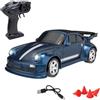 TBRICKFUNR 1:64 Scala RC Drift Car, 2.4G 4WD ad alta velocità 15KM/H Mini RC Racing Car con luci a led, cavo di ricarica e barriera, modalità doppia velocità, regalo per hobbisti adulti (RTR)
