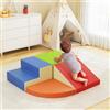 CUPCHID Blocchi da costruzione in schiuma per bambini, grandi blocchi da costruzione in schiuma giganti per bambini, giocattoli educativi prescolari per gattonare e arrampicarsi (Colorati-4)