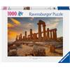 Ravensburger Puzzle 1000 pezzi, Valle dei Templi Agrigento Italia- Puzzle Adulti +14 anni, 70 x 50 cm, Puzzle per Adulti, Foto Valle dei Templi Agrigento, Idee Regalo