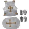 TOYANDONA Armatura da Gioco per Ragazzo Ragazza Stile , Set 1 Plastica | Accessori Cosplay per Ragazzi e Ragazze, Aspetto Realistico Retrò, Comodo per Gioco Prolungato