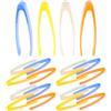 GARIOUANS Set di 40 Pinzette in Plastica Flattip Compatte per Bambini e Educatori, per Attività di Creazione Gioielli e Sviluppo delle Abilità Motorie Fini Colore Casuale