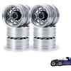 AXspeed 4 pz Cerchi Ruota Posteriore Mozzi Ruota In Metallo per 1/14 Tamiya Trattore Camion Arrampicata Rimorchio Cargo Aggiornamento Parti