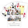 Wanapix | Carte da Gioco Personalizzate | Francese | Gioco di Carte con la tua Foto su un Lato | Set di 55 Carte con Quadri, Fiori, Cuori e Picche | Collage di Foto