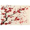 Mexpekil 1000 pezzi puzzle per adulti rosso giapponese fiore di ciliegio puzzle in legno puzzle impegnativo giochi di puzzle per adolescenti regali