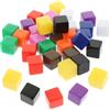 ibasenice 30pezzi Dadi Vuoti Colorati Per Giochi Da Tavolo Plastica Per Attività Didattiche E Fai Da Te Per Esercizi Di Matematica E Divertimento Famiglia
