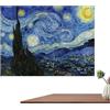 Generisch Puzzle da 2000 pezzi, interattivo, divertente puzzle per adulti, d'arte di notte stellata di Vincent Van Gogh, decorazione da parete unica per la casa, gioco di pensiero, camera da