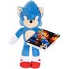 JAKKS Pacific Sonic The Hedgehog Sonic 3 Movie - Peluche di Sonic 22,9 cm