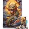 AITEXI Puzzle 1000 pezzi per adolescenti Onde del drago giapponese Giocattoli da gioco per regalo di famiglia Decorazioni e regali unici per la casa 75x50cm