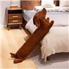 KUKUShining Dachshund Cane Peluche Morbido, Grande Peluche Pupa per Bambini e Adulti, Ideale per Rilassarsi e Sale Giochi(50cm/19.7in)