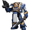 JOYTOY 1/18 Action Figure Warhammer 40k Ultramarines Cataphractii Terminator Squad Sergente con Power Sword Pre-Order 5.3 Regali da collezione, Giocattoli per bambini 15+ e adulti