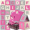 Spielwerk® Tappeto Puzzle XXL 86 Pz per Bambini 3,3m² Tappetino per Gattonare Lettere Numeri Apprendimento Gommapiuma