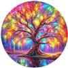 OJASDBDJE Rainbow Forest 1000 Pezzi Puzzles Scene Puzzle Rotondo Per Lei O Lui Giochi Da Tavolo Arte Ecofriendly 1000pcs (67.5x67.5cm)