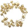 Sosoport 50 Pezzi Bacchette a Esagramma in Plastica Oro per Feste di Compleanno Design Creativo e Resistente alla Sbiaditura, per Decorazioni e Regali