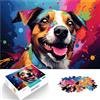 SYUNFEI Puzzle per adulti, Jack Russell Terrier, 1000 pezzi, 14,96 pollici x 20,47 pollici, puzzle di carta, adatto per bambini dai 14 anni, regali per amici e familiari