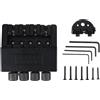 Jrifedptry 1 Set 4 String Headless Bass Guitar Bridge System Basso Elettrico Parte per Sostituzione Basso Elettrico Headless