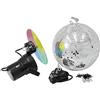 Eurolite - Set palla a specchio con faretto pinspot