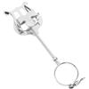 HYTROVE Leggio da Orchestra Resistente All'usura in Ferro Argento per Clarinetto Leggero e Portatile Supporto per Spartiti da Marcia